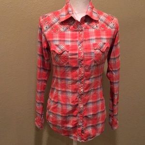 Panhandle Slim | Western Plaid Top